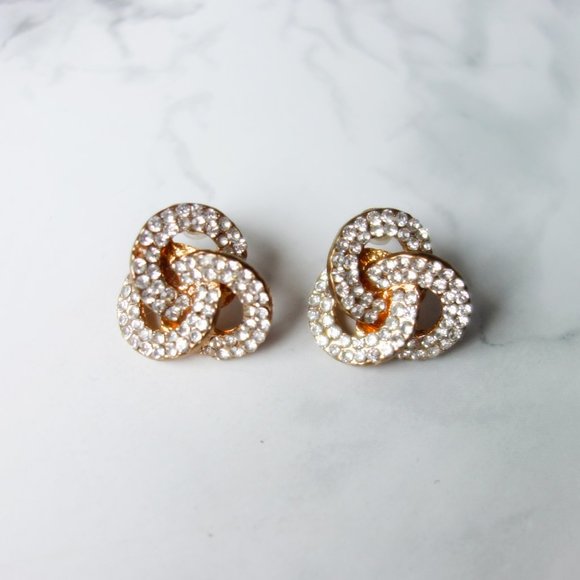 ✨2 for 10$✨ Big Shiny Earrings - Picture 1 of 2